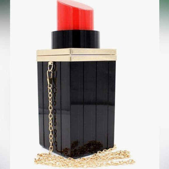 Lipstick Shape Evening Bags Purses Clutch - Picture 2 of 8